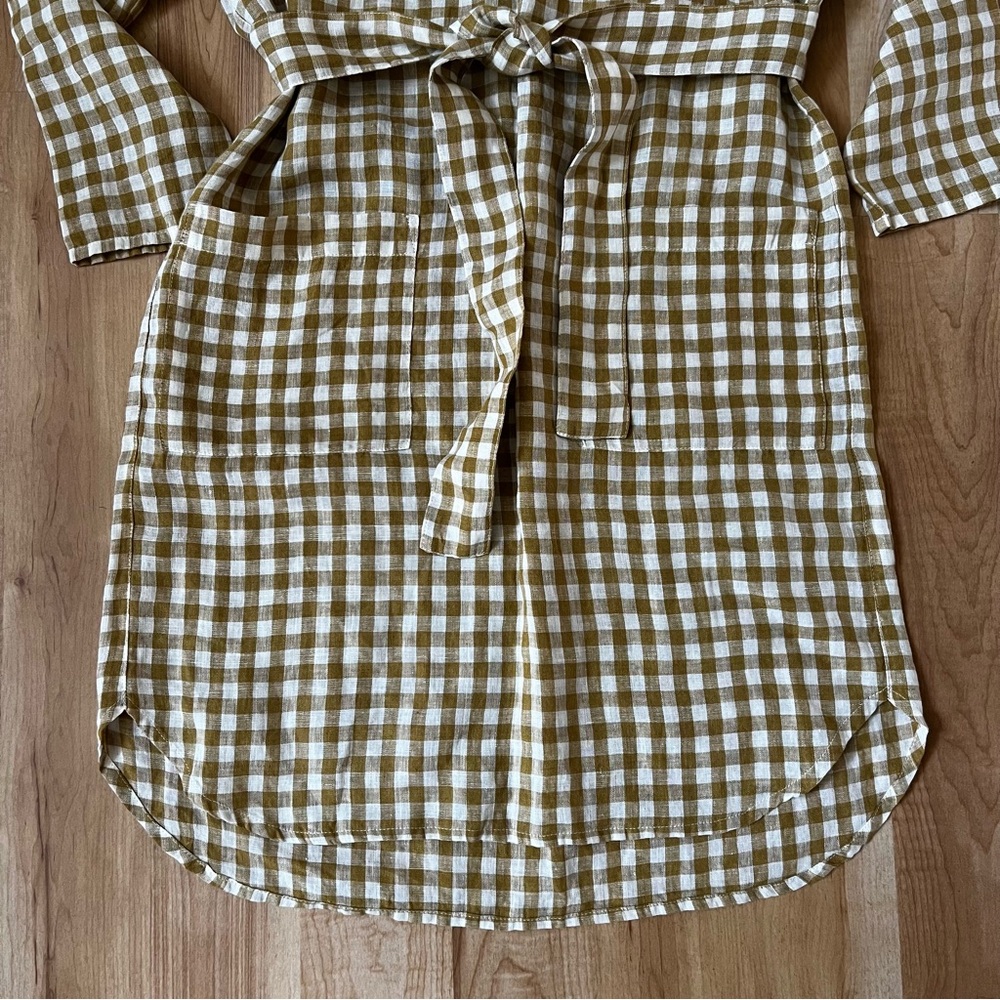 NPL notPERFECTLINEN Gingham Dress